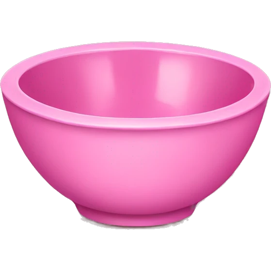 Pink bowl  emoji