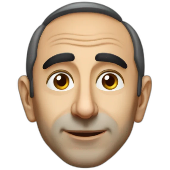 Eric Zemmour tete emoji