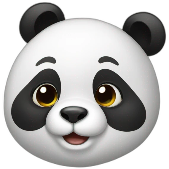 Cute panda emoji