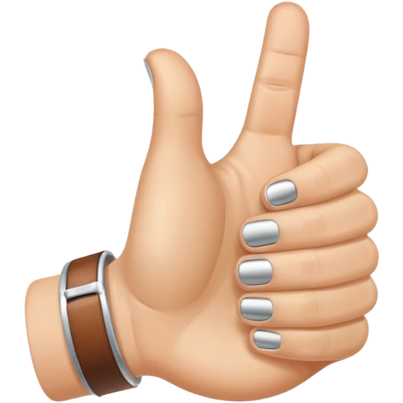 thumb up, ring on the ring finger emoji