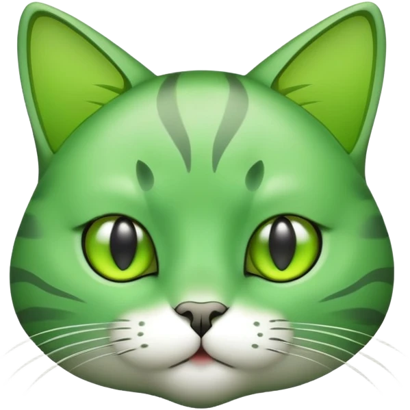 green cat emoji
