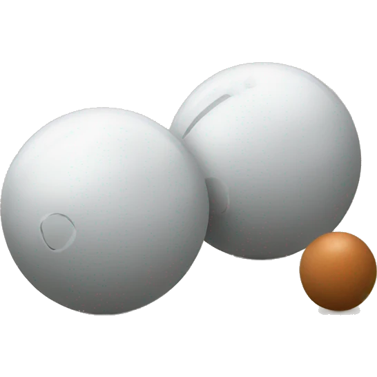 Pétanque balls emoji