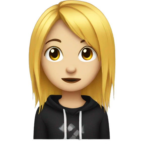 Soft emo girl emoji