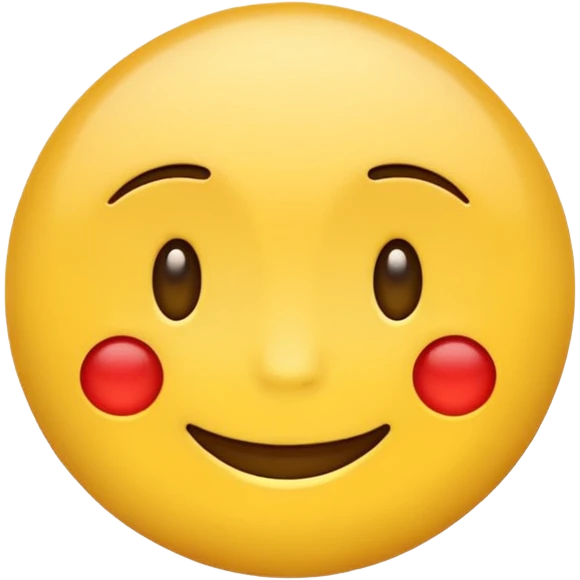 iPhone emoji with text message saying no not smiling and no red dots in dace but a text message emoji