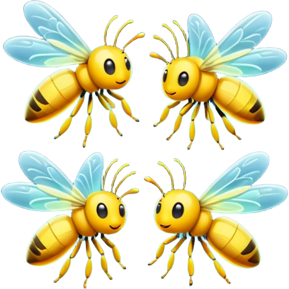 Glow fireflies emoji