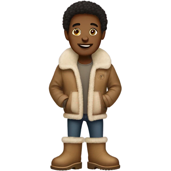 Human with uggs emoji
