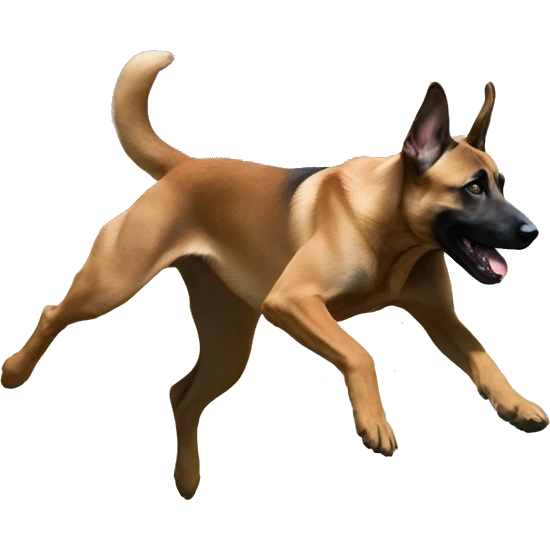 malinois jumping emoji