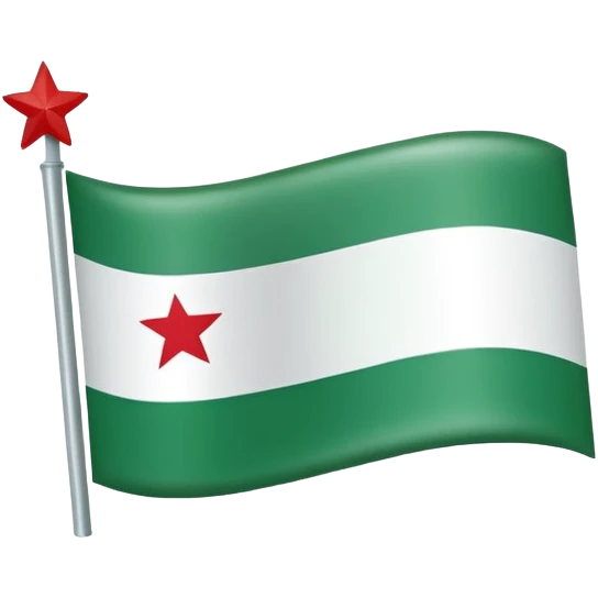 i want syria green flag emoji