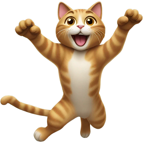A cat flying emoji