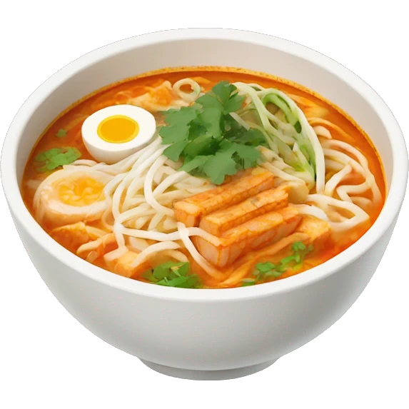 a bowl of laksa emoji