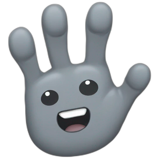 dog head in a rock hand sign emoji