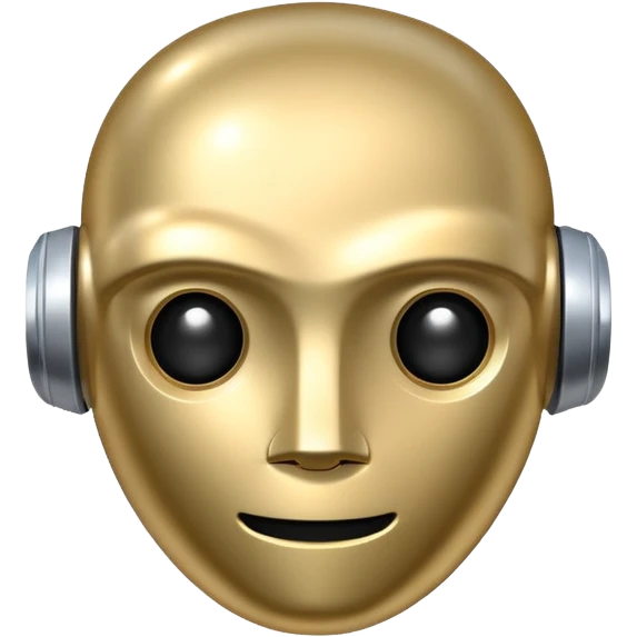 robot head inside a speech bubble emoji
