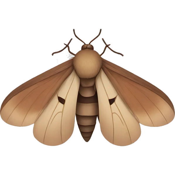 moth crying emoji