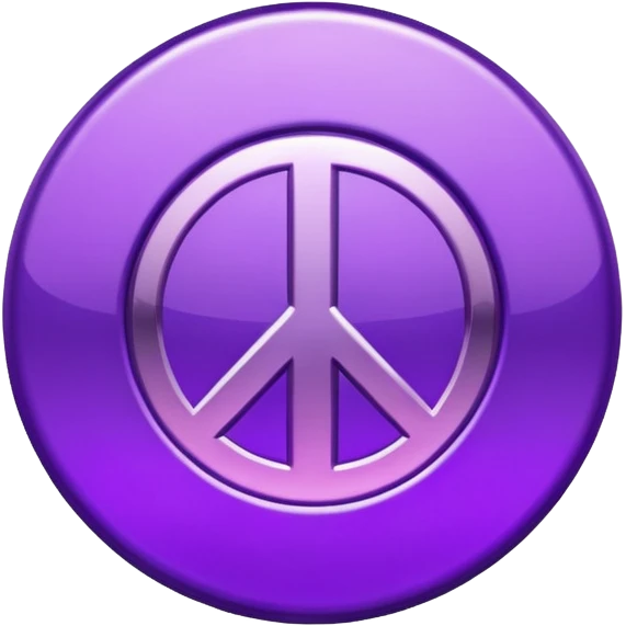 glitter purple symbol stop emoji