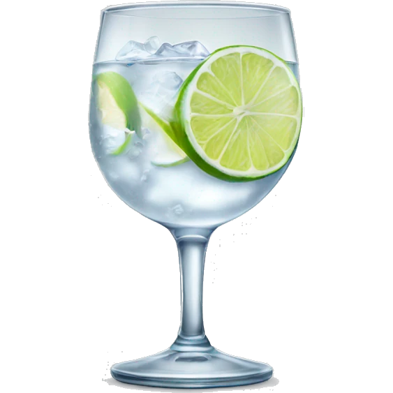 gin tonic glass emoji