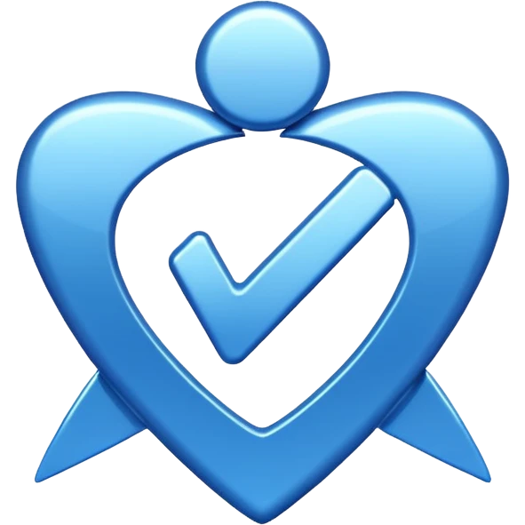 blue shiny checkmark  emoji