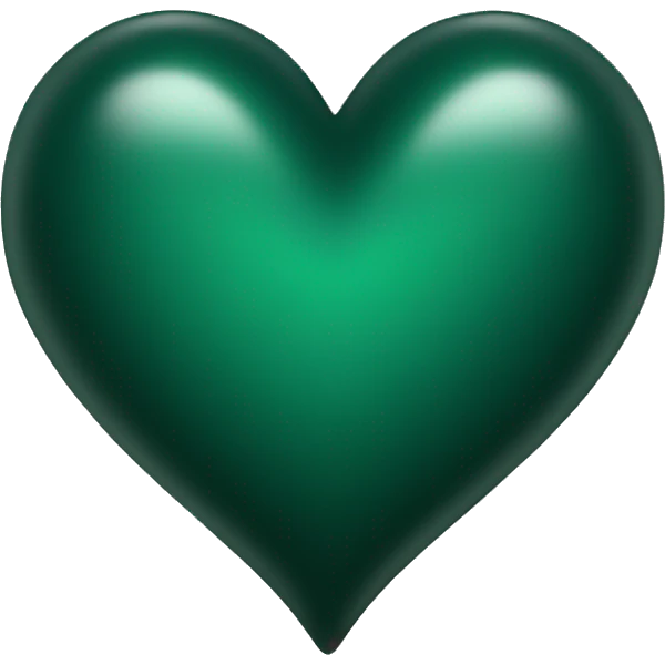 dark green heart  emoji