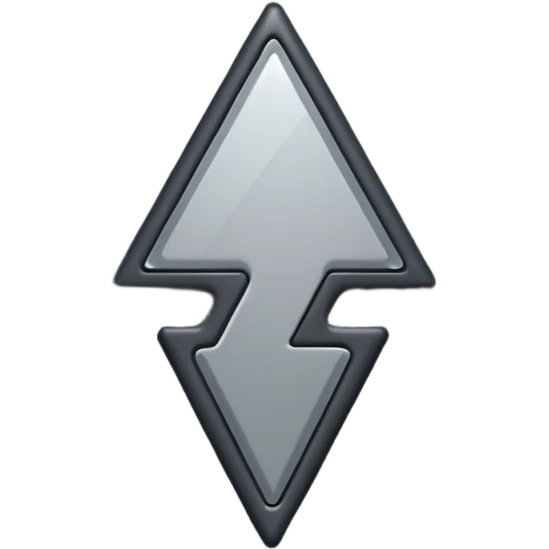 iOS emoji, minimal dark spark, small zigzag, flat emoji