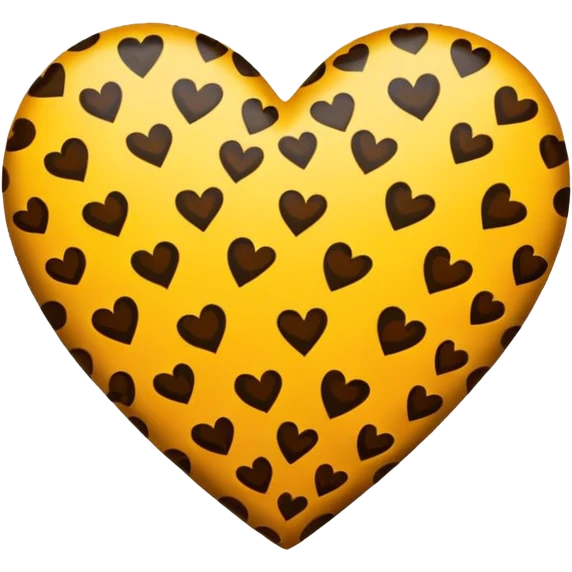 leopard heart emoji