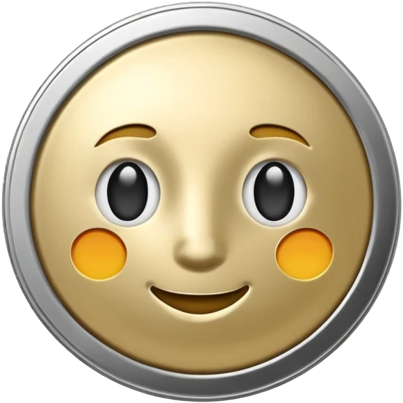 silver coin emoji