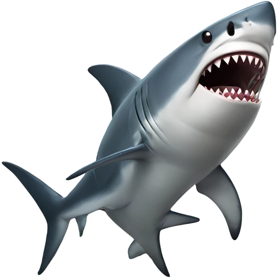 Shark with legs emoji