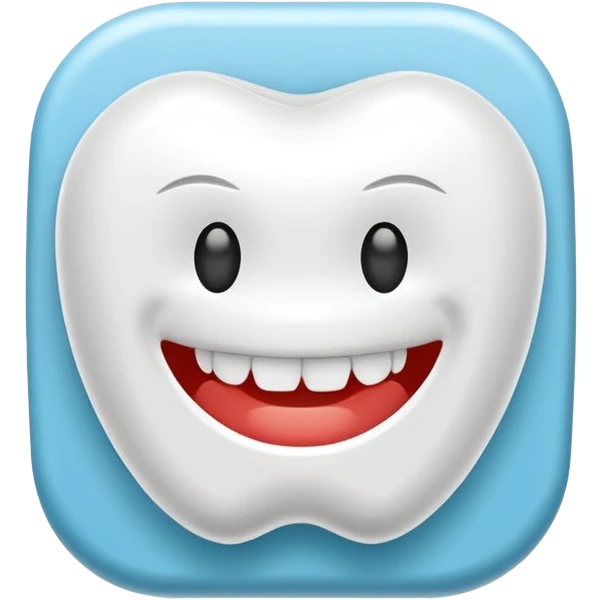 Round of white thread dental floss emoji