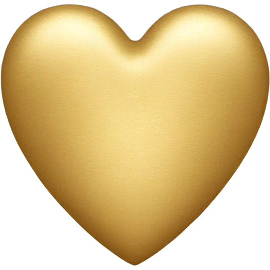 Gold heart emoji