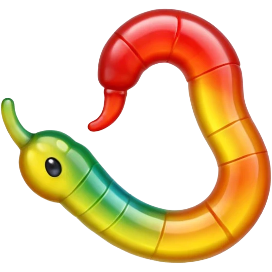gusano de gomita emoji