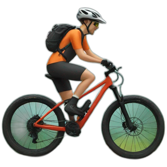 mountain biker emoji