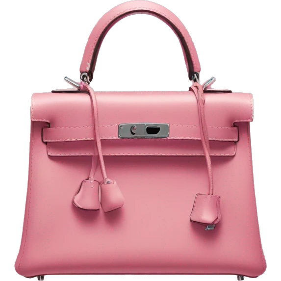 Pink bag mini Kelly Hermes  emoji