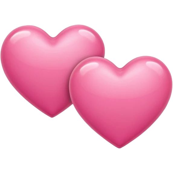 Two pink hearts emoji