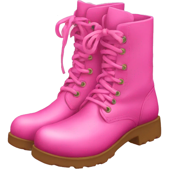 Pink bootsv emoji