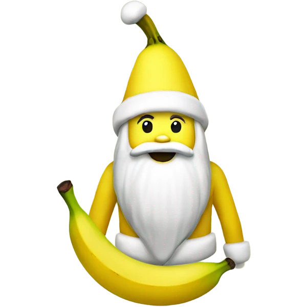 Banana santa emoji