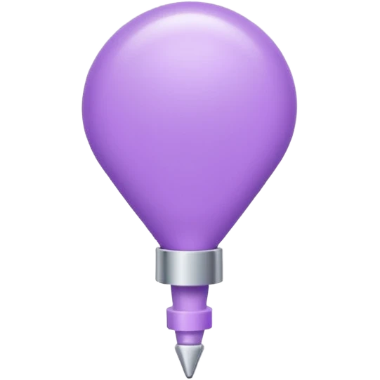 lilac push pin emoji