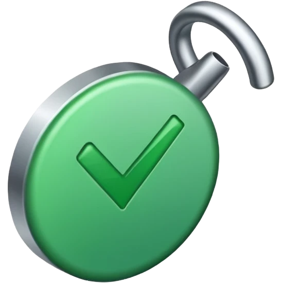 A tick sign with the background as blue emoji