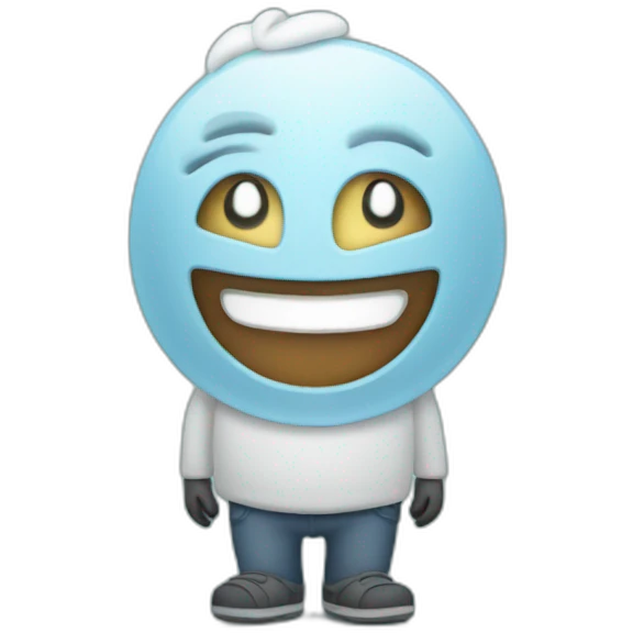 Waze icon anthropomorphic emoji