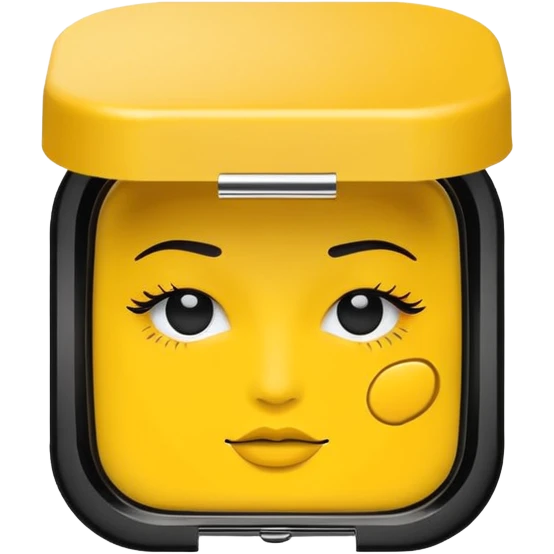 yellow makeup packaging emoji