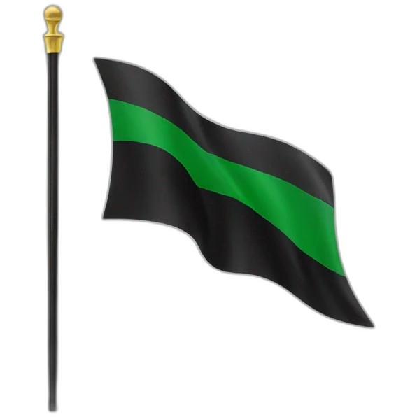 Black arabic flag emoji