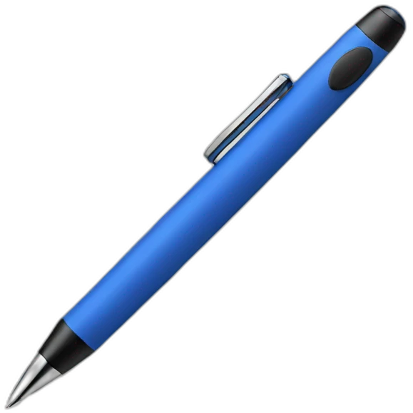 form document pen blue emoji