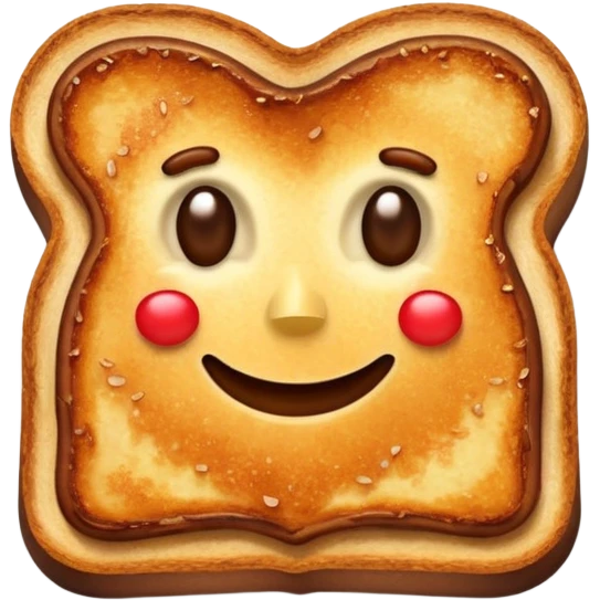 cinnamon apple on french toast emoji