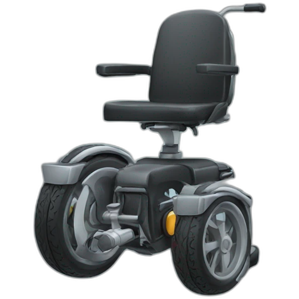 Motorcycle wheelchair emoji