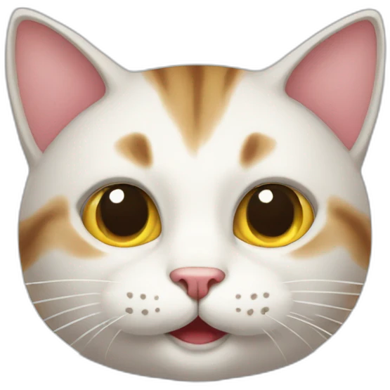 Cat send hearth emoji