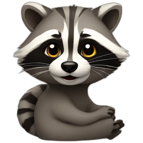 raccoon-YES emoji