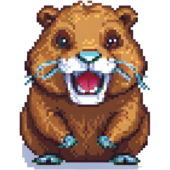 beaver with two big front teeth emoji
