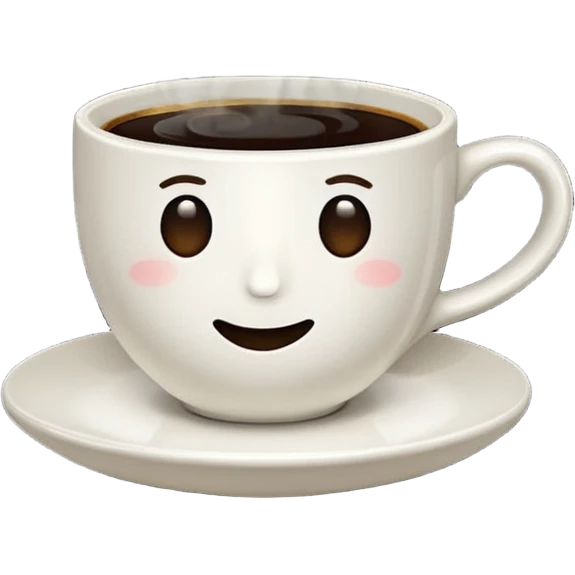 
cup with black coffee emoji