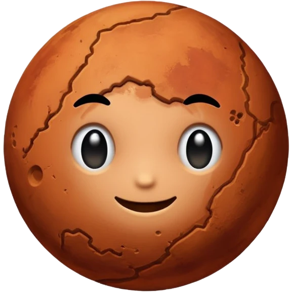 Planet mars  emoji