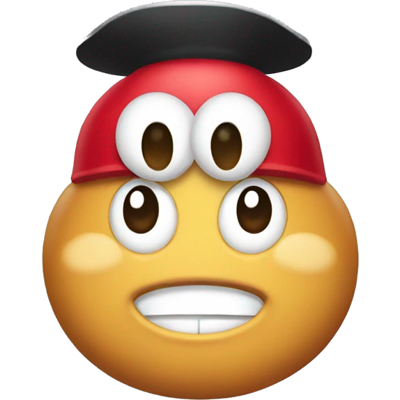 jollibee with hat emoji