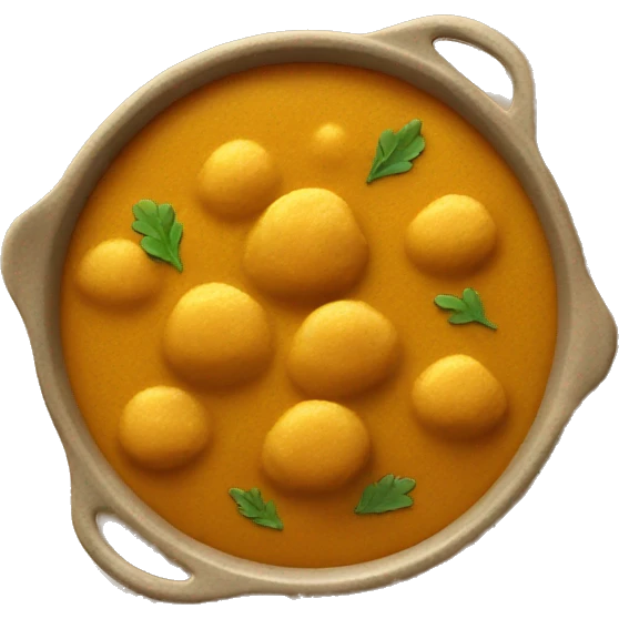 Golden curry emoji