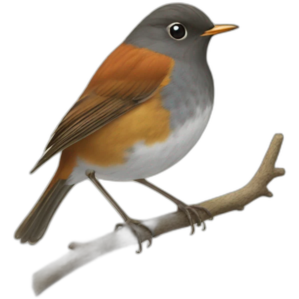 Japanese robin emoji