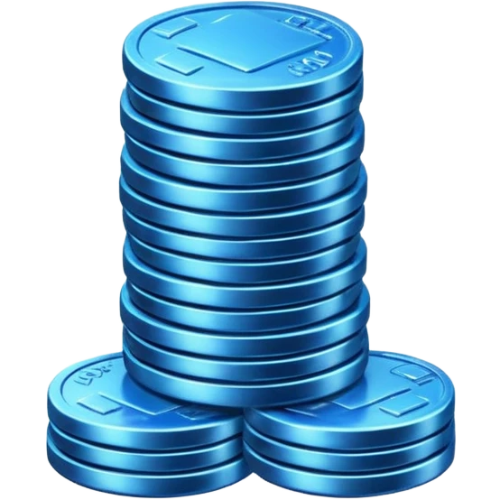 blue coins credit pack emoji